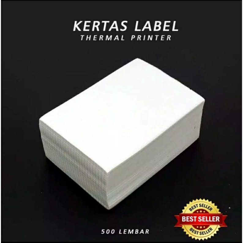 Sticker Label Thermal  Print  Kertas Thermal Label