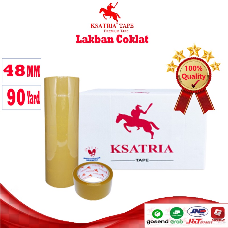 

[COD] Lakban OPP Tape / Lakban Coklat Dunia Packing 90 Yard (1 Dus)