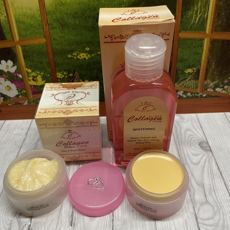 Paket Cream Collagen Susun + Toner Collagen