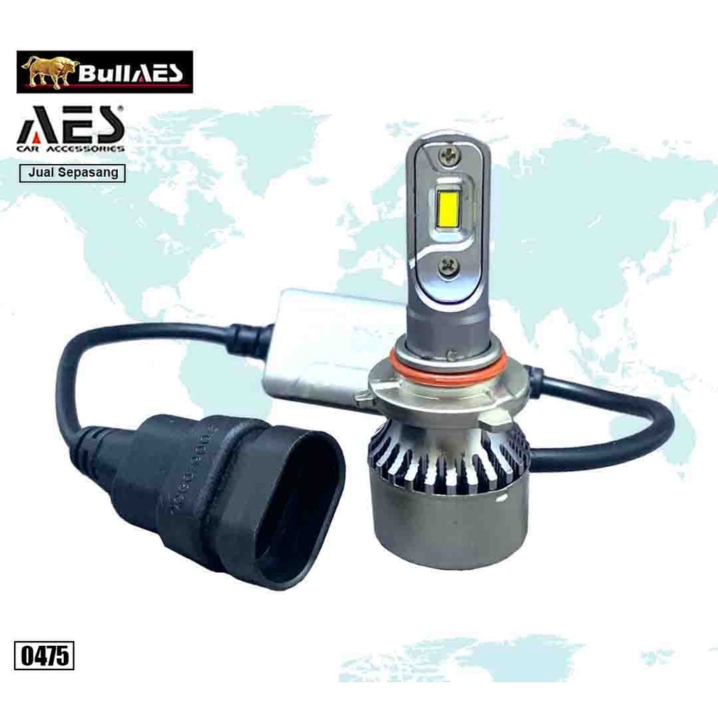 Lampu Led Headlamp TURBO 9005 HB3 Turbo Led Brand AES