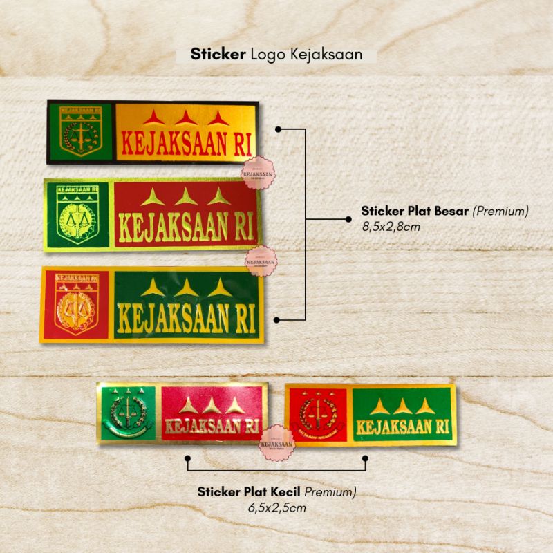 

Stiker Plat Kejaksaan (Sticker Mobil / Motor / Kendaraan)