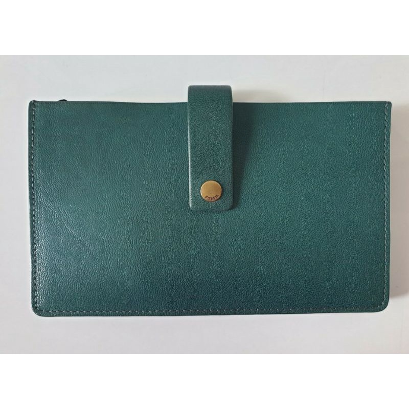Fossil Vale Tab Wallet Alpine Green