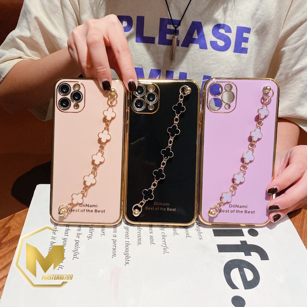 Y011 SOFTCASE SHINE RANTAI PLATING CASE RANTAI DIINAMI IPHONE 12 6,1 MA2906