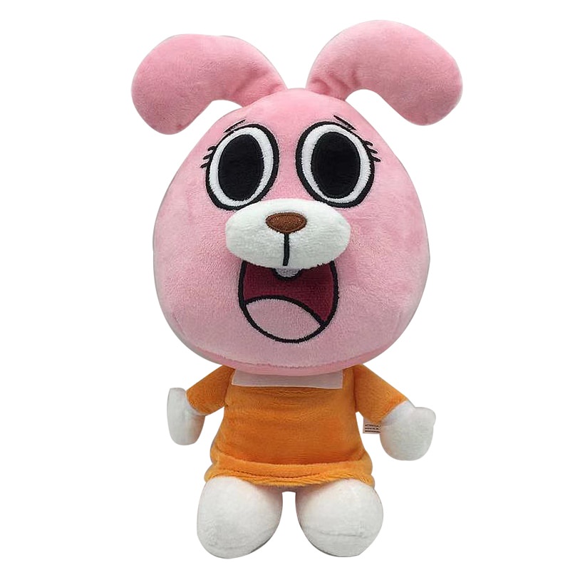 25 cm Lucu Kartun Wonderful World Gum Darwin Rabbit Plush Doll Lembut Isi Mainan Anak Boneka Hadiah