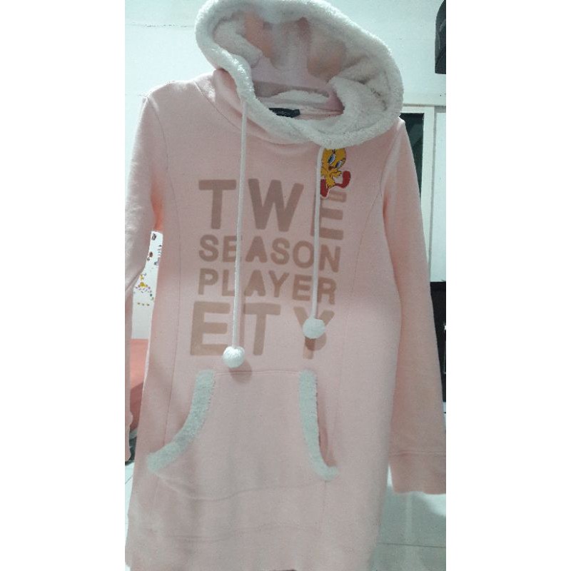 crewnect hoodie/sweater hoodie second/preloved original brand clride.n looney tunes