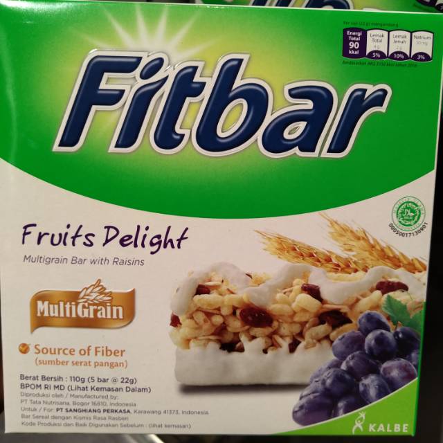 

Fitbar fruits Delight 110gr