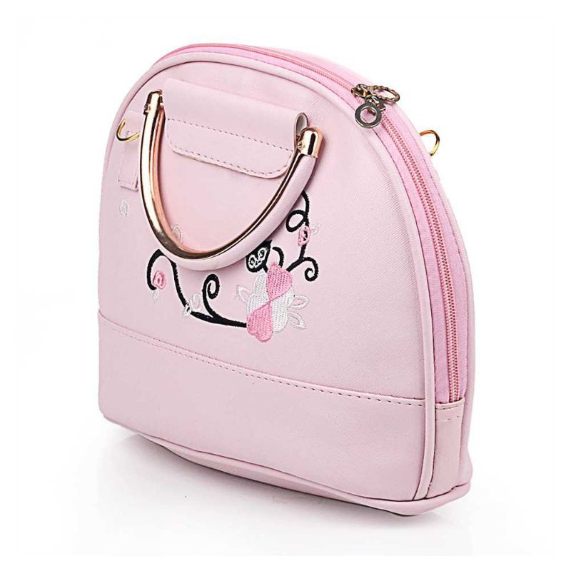 Tas salempang wanita handbag slingbag asli produk lokal distro bahan premium garansi original - Pink