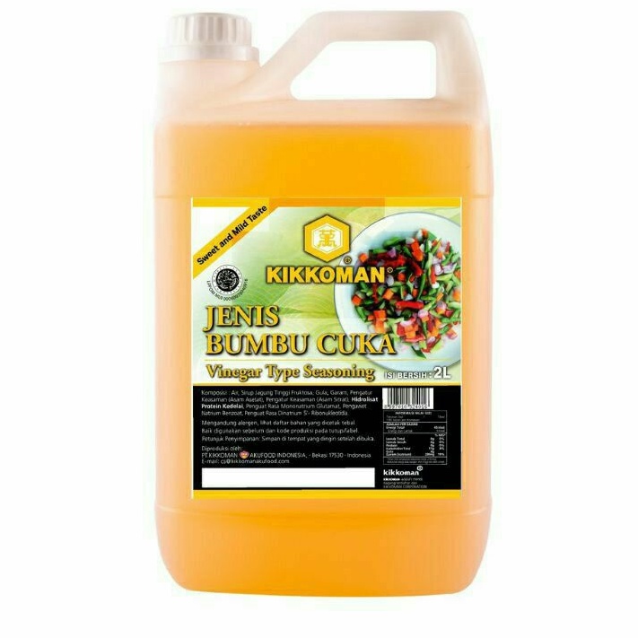 

Kikkoman Vinegar Type Seasoning 2 L Halal | Bumbu Cuka Halal