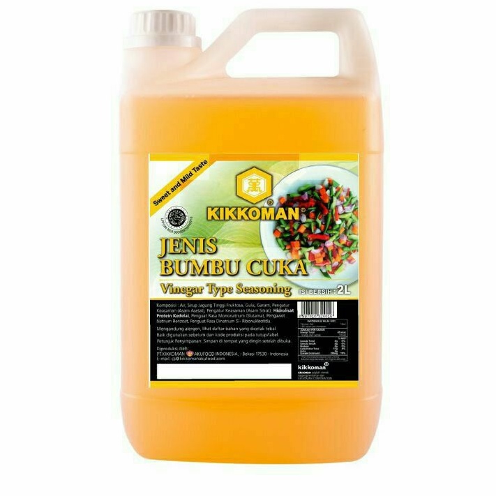 Kikkoman Vinegar Type Seasoning 2 L Halal | Bumbu Cuka Halal