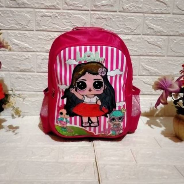 Tas ransel anak lampu led/ sd tk/seri 02