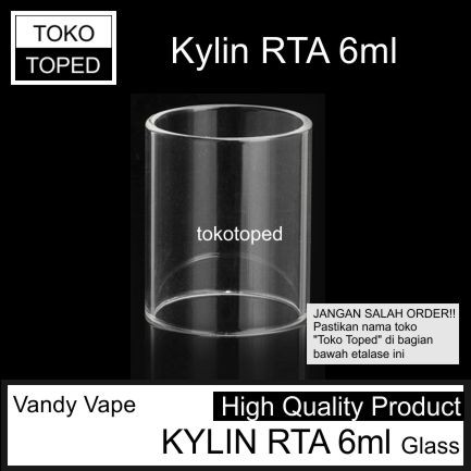 Vandy Vape KYLIN RTA 6ml Replacement Glass | kaca pengganti rdta vape