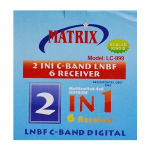 Dijual LNB Matrix Parabola 2 in 1 C Band  V H   2 Satelit 6 Receiver  Limited