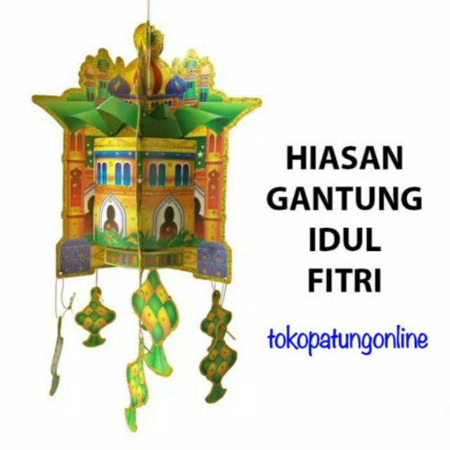 Dekor Hiasan Idul Fitri Masjid 3 Dimensi New 002