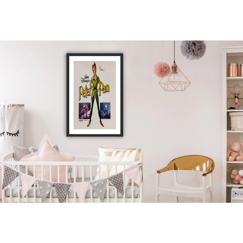 Poster Bingkai / Hiasan Dinding / Poster Film / PeterPan - 303