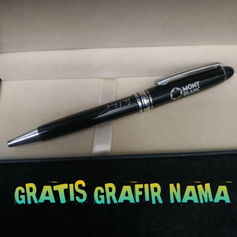 

pulpen ballpoint Montblanc John F Kennedy gratis tambah Grafir nama