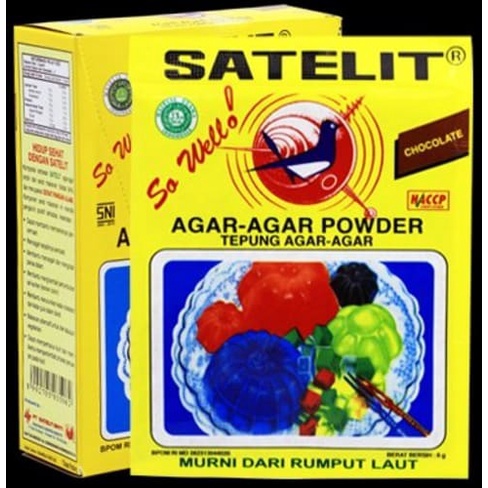 SATELIT AGAR-AGAR 6.5gr COKLAT