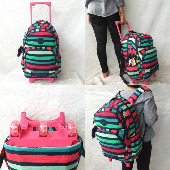 Tas Ransel Kipling Trolley Backpack Large Top Quality