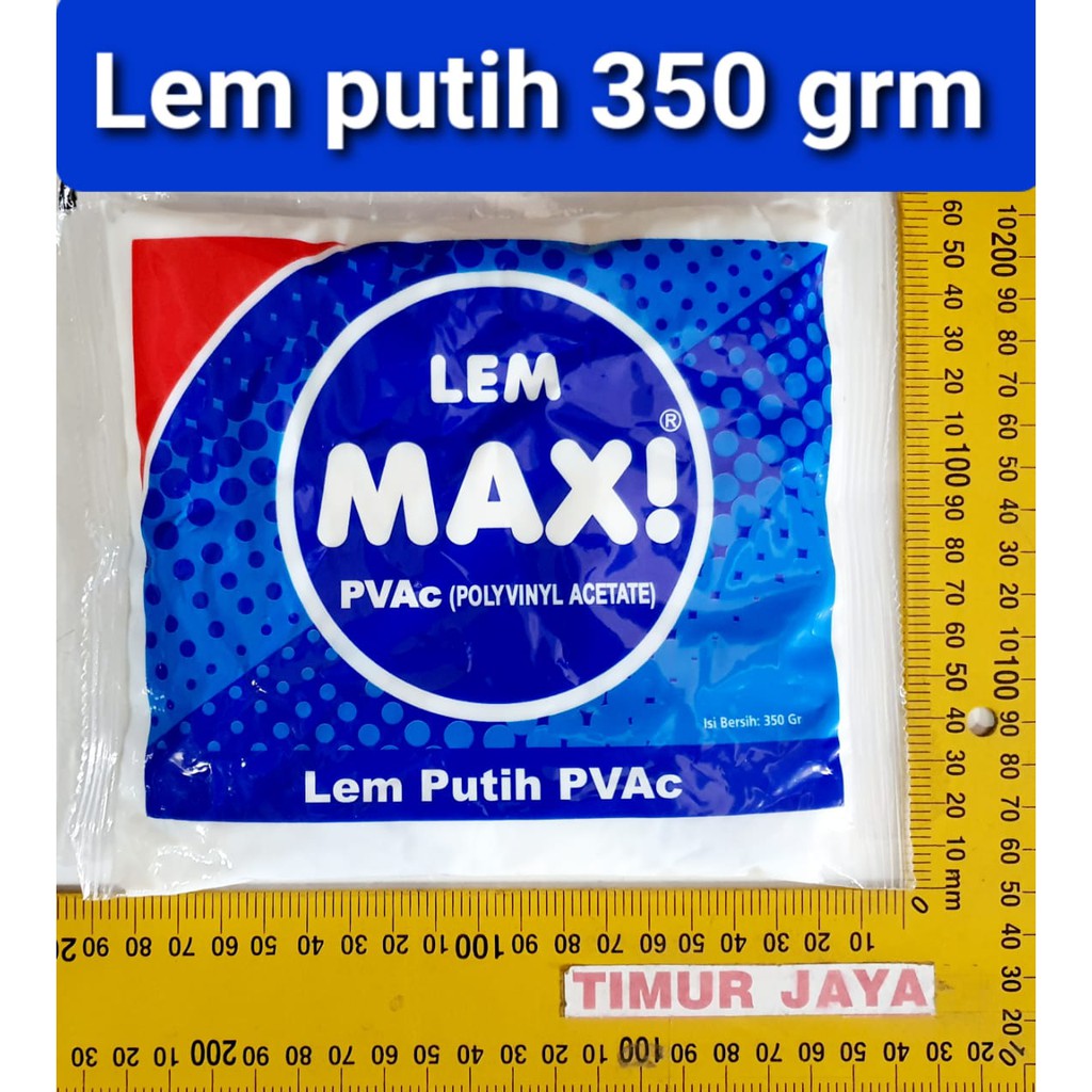 LEM PUTIH PVAc 350 grm  MAXI Fox rajawali