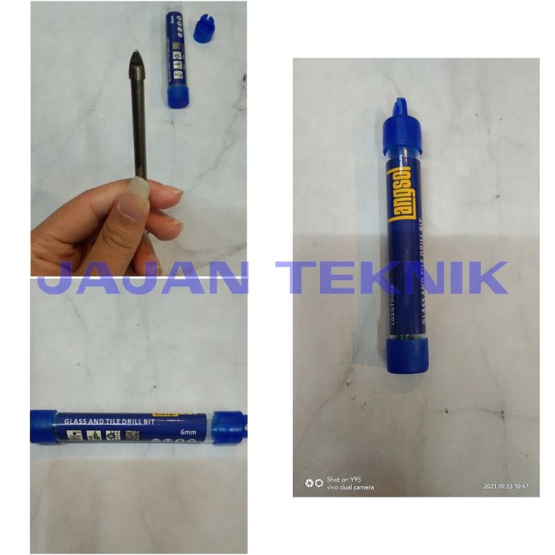 mata bor kaca 6mm / mata bor tombak 6mm / bor kaca / bor keramik