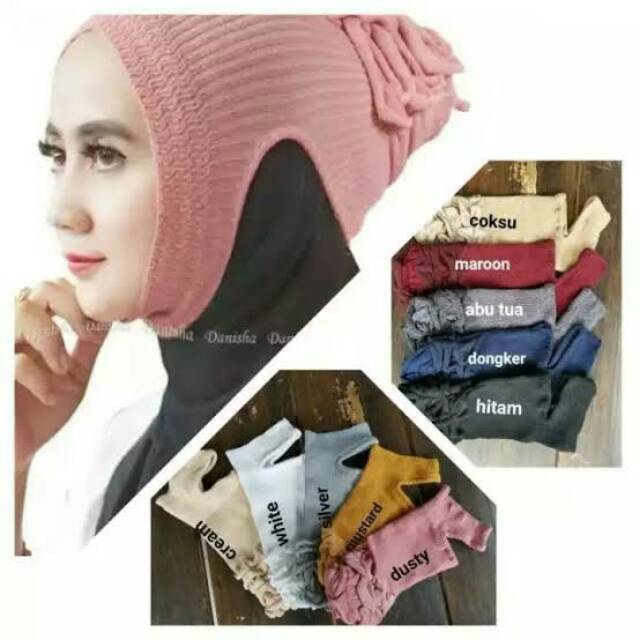 Ciput Rajut Anti Budeg Konde / Inner hijab rajut konde cepol