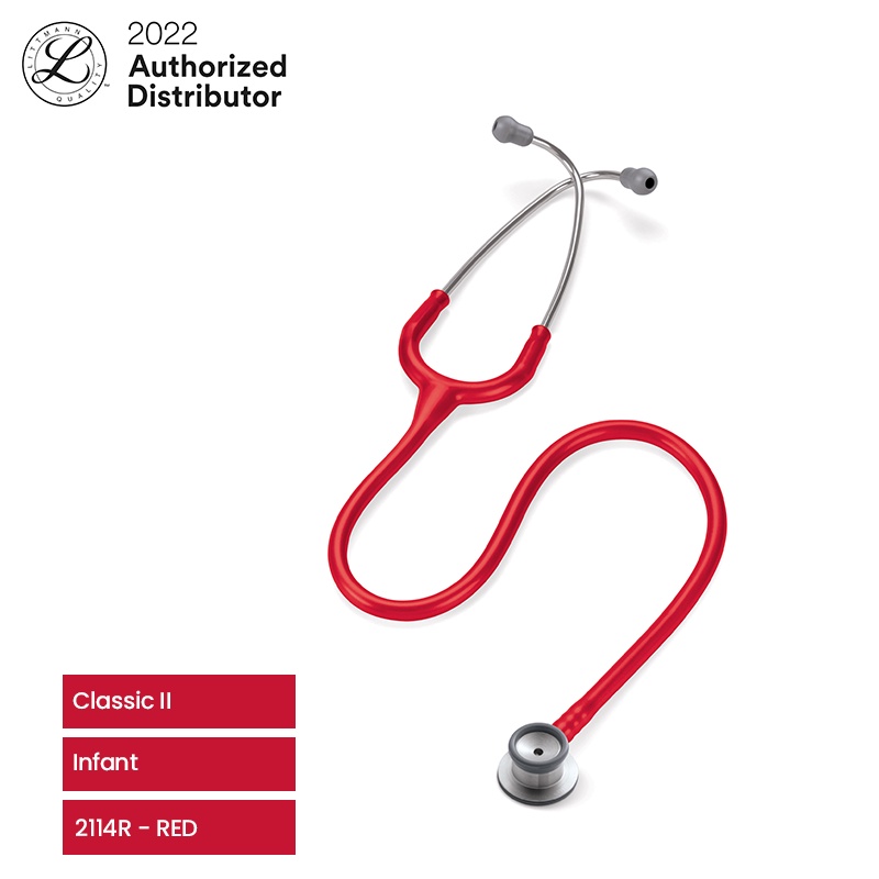 3M Littmann Classic II Stethoscope / Stetoskop Infant - RED - 2114R