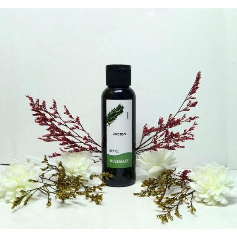 Reed Diffuser Pengharum Ruangan Aroma Bunga Aromateraphy Reed Diffuser Murah Aroma Ruangan Aroma Ruangan-REFILL100ML ROSEMARY