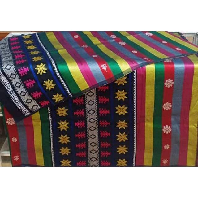 Songket tenun asli palembang sadom kristal tumpal ulos