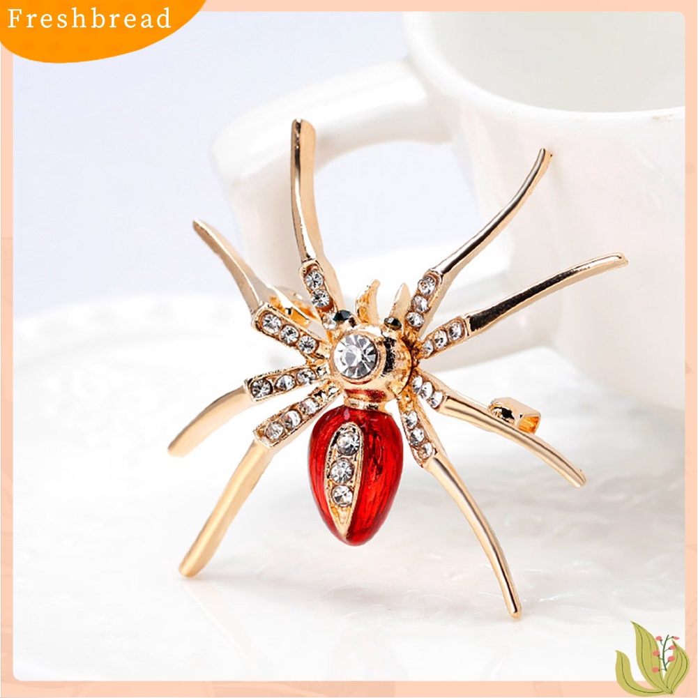 [ TERLARIS]Fashion Spider Gift Women Collar Brooch Pin Clip Scarf Wedding Party Jewelry