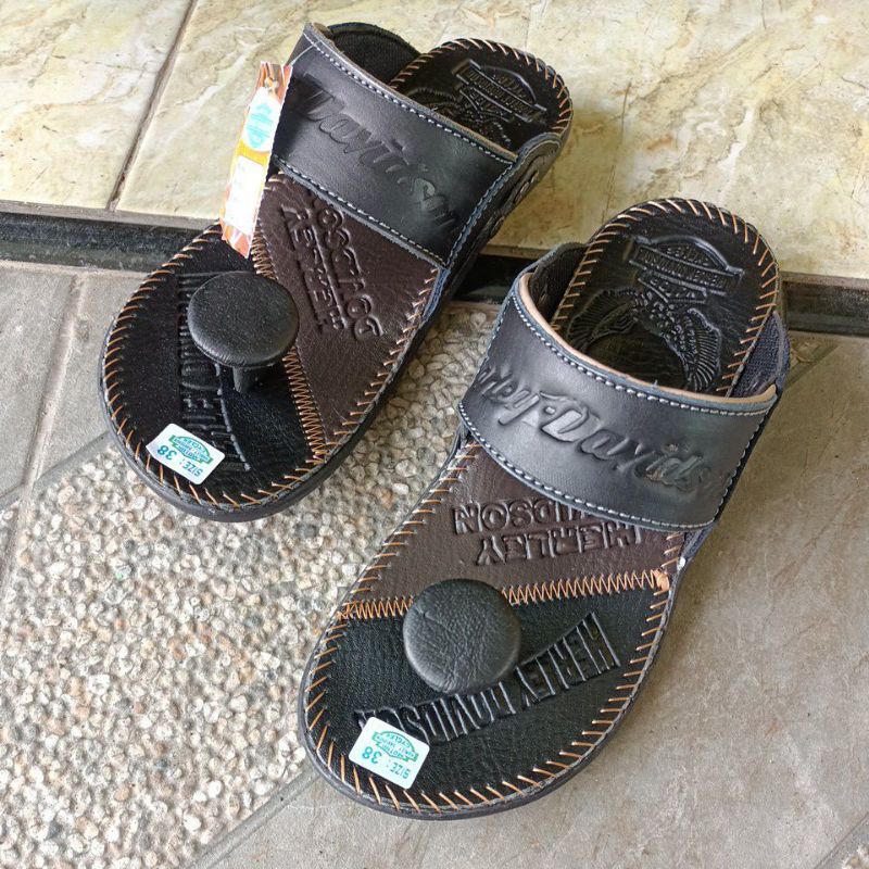 Sandal harley  kulit asli harga murah ga murahan