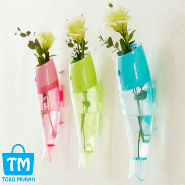 Vas Bunga Gantung ( Unik Berbentuk Ikan )