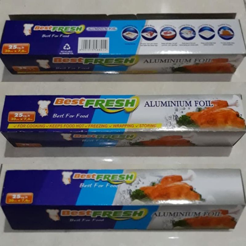 Aluminium Foil Roll Best Fresh Best For Food 30 cm X 7,6 m