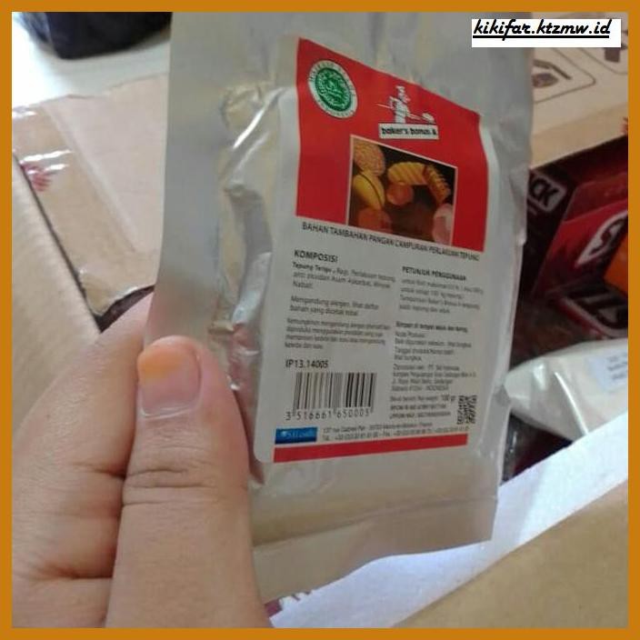 

Redwop-Gnikab- Baker Bonus Kemasan 100Gr - Bread Improver Baker Bonus -Hallall.