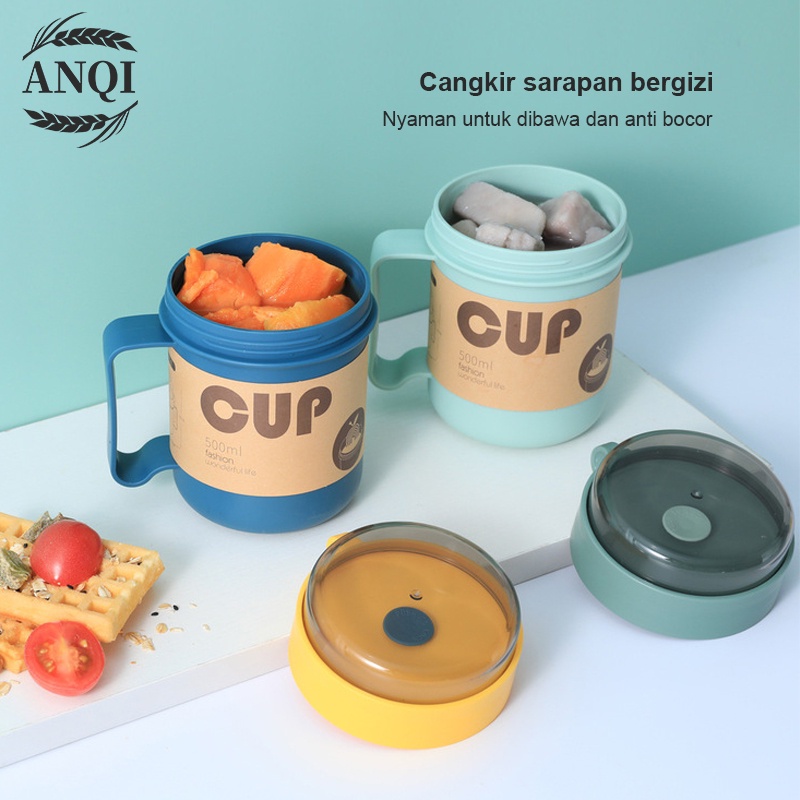 ANQI 1888 Cangkir sup/Tahan Panas Lunch Box /Tetap hangat Kotak Makan Bekal Sup VS-61