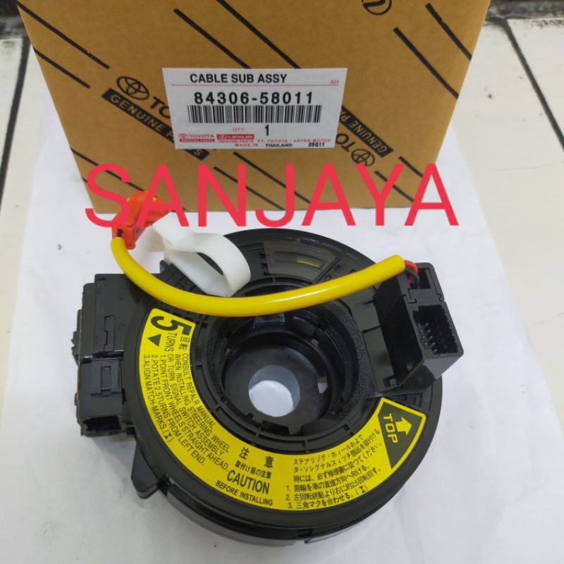 KABEL SPIRAL STIR ATAU KABEL SPIRAL KLAKSON TOYOTA RUSH TAHUN 2008-2015