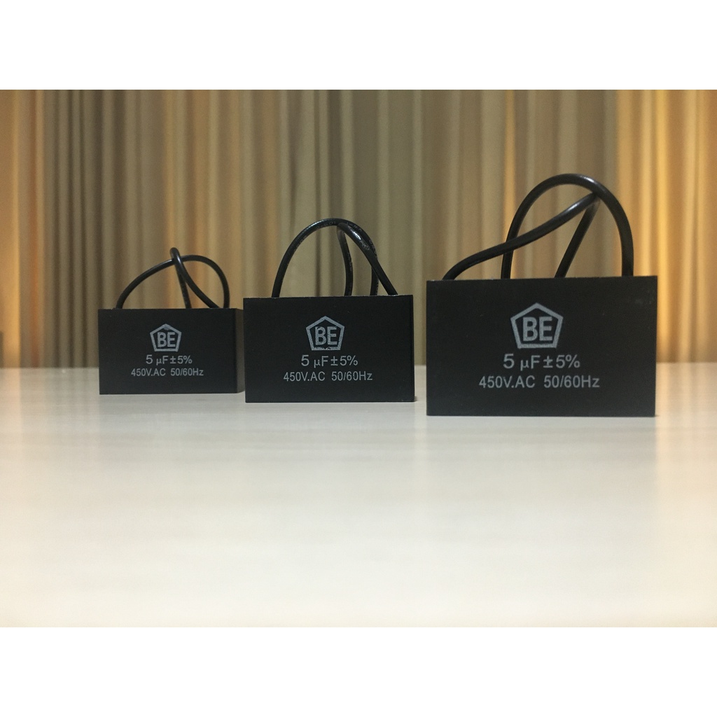 KAPASITOR KOTAK KIPAS ANGIN POMPA AIR 5UF 450V 5 UF 450 VOLT CBB61