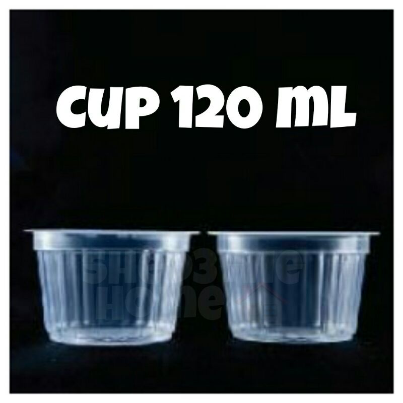 Gelas Cup 120ml / Cup Pudding 120ml Tanpa Tutup