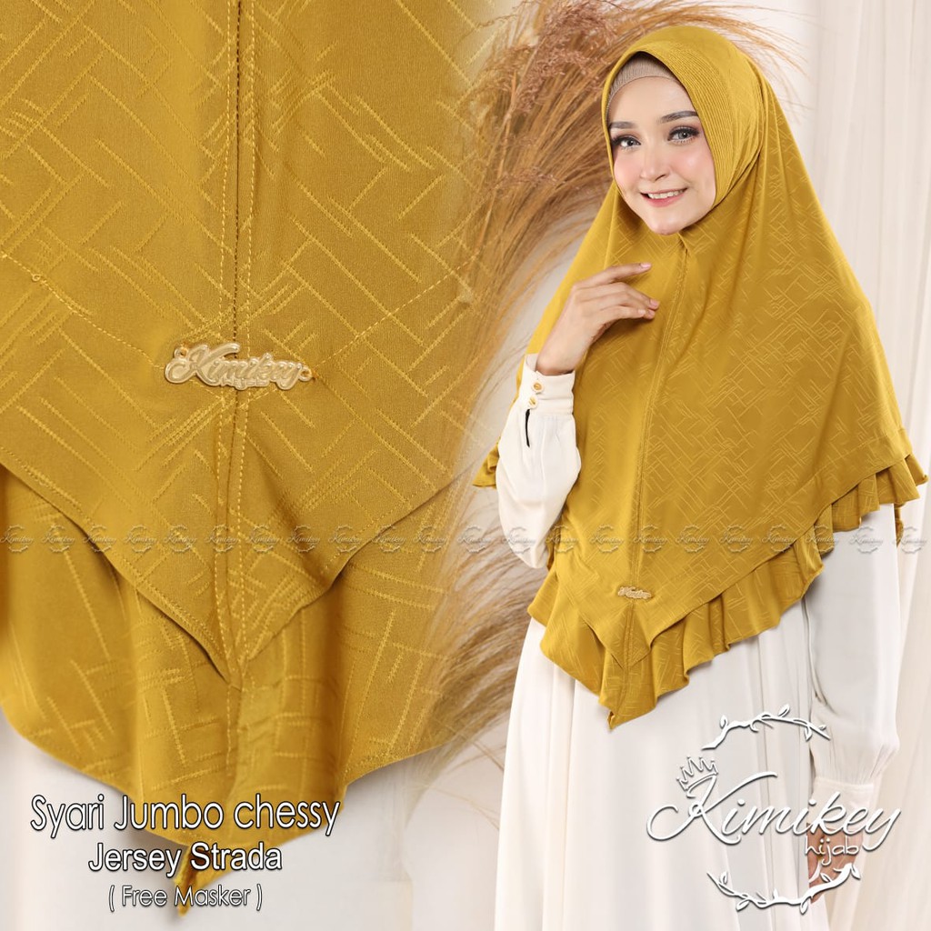 Jilbab Instan Jumbo Syarí Chessy By Kimikey-2