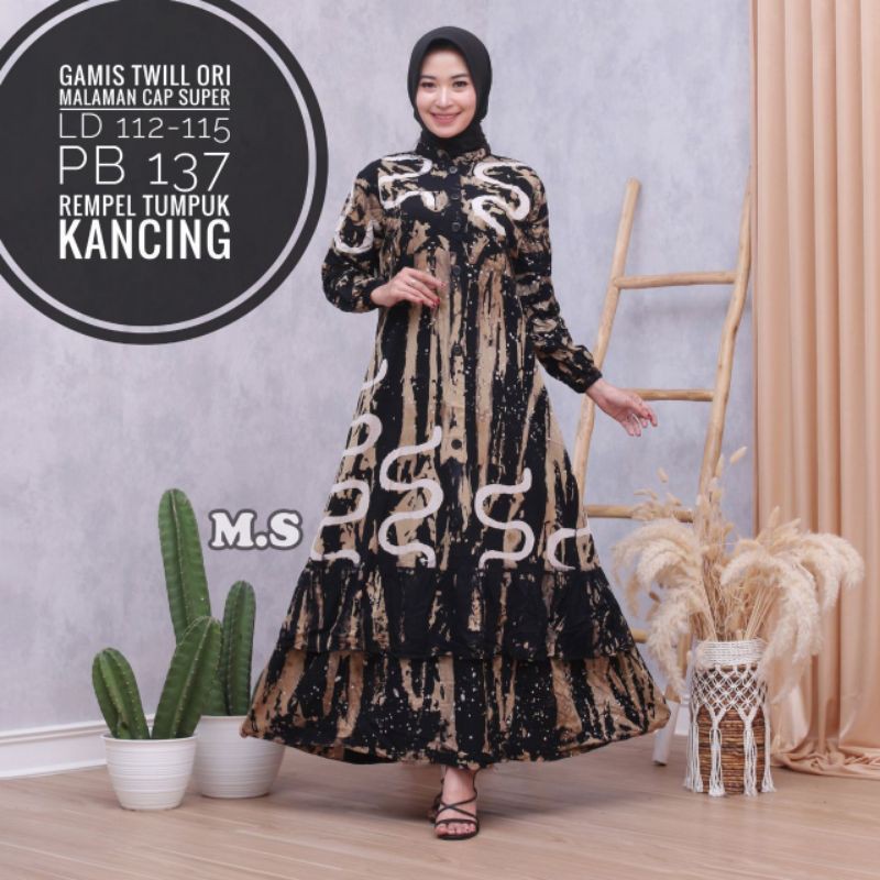GAMIS TWILL ORI BATIK PEKALONGAN