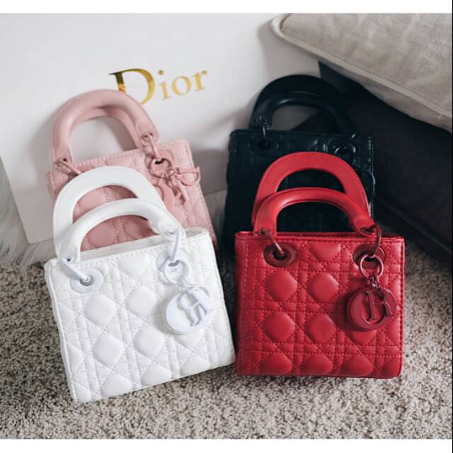 Lady Dior Petite Mini Ultra Matte FREE BOX