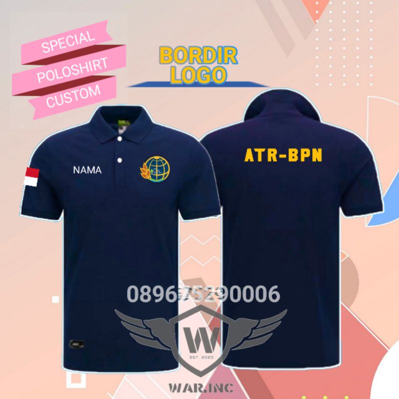 KAOS ATR- BPN BORDIR