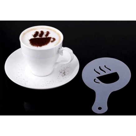 cetakan kopi 16 in 1 set coffee printing cappuccino latte art