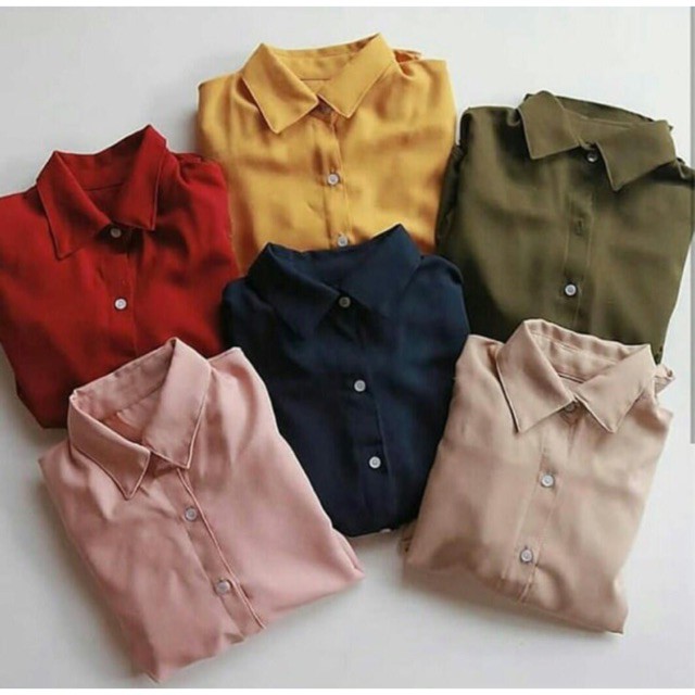 VS - BASIC TOP BLOUSE PAKAIAN ATASAN WANITA