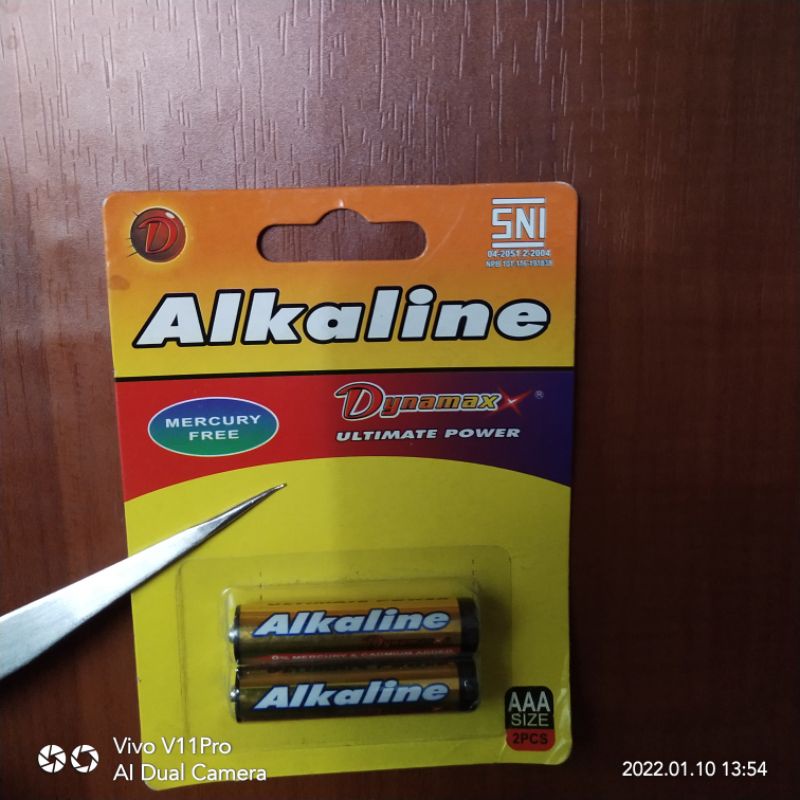 Batu batre batere baterai battery AAA/A3 isi 2 alkaline SNI  origiiinalll