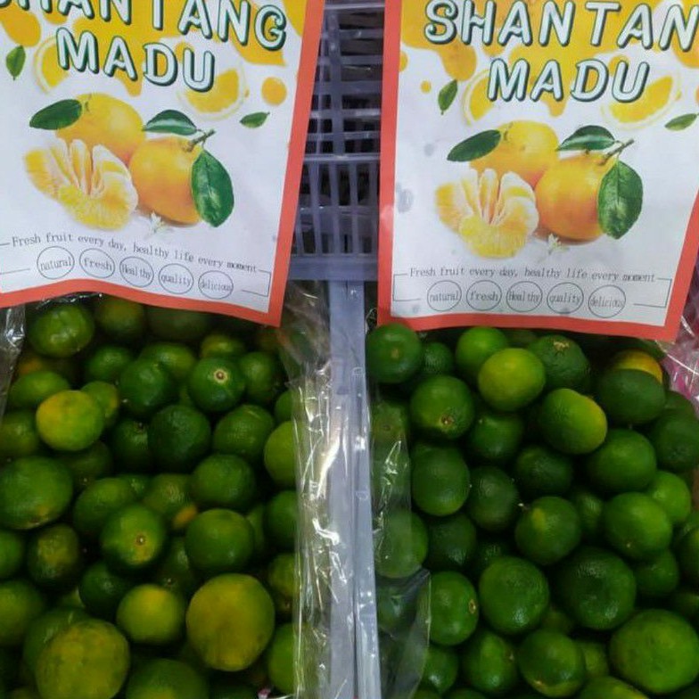 BUAH JERUK SANTANG MADU HIJAU DI JAMIN MANIS