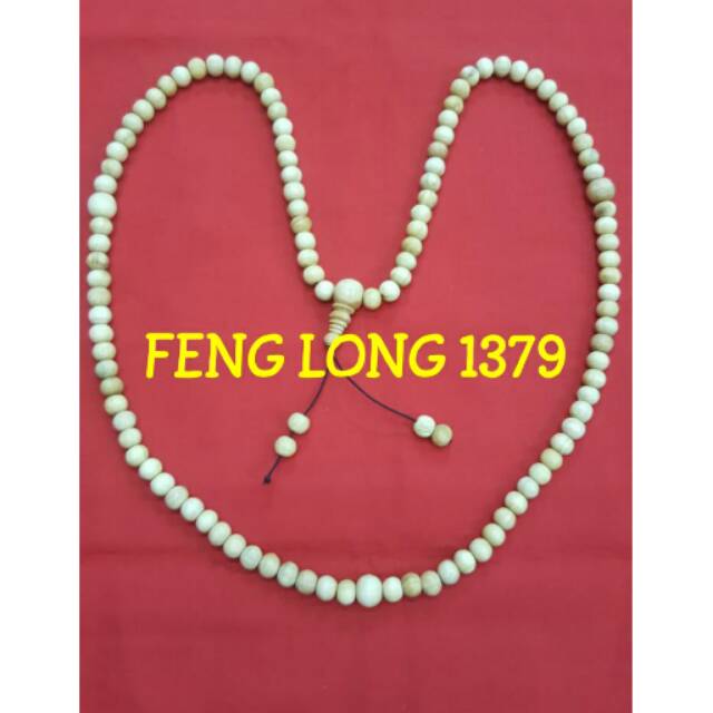Kalung Japamala (Tasbih Buddhist) Kayu Cendana 108 Butir
