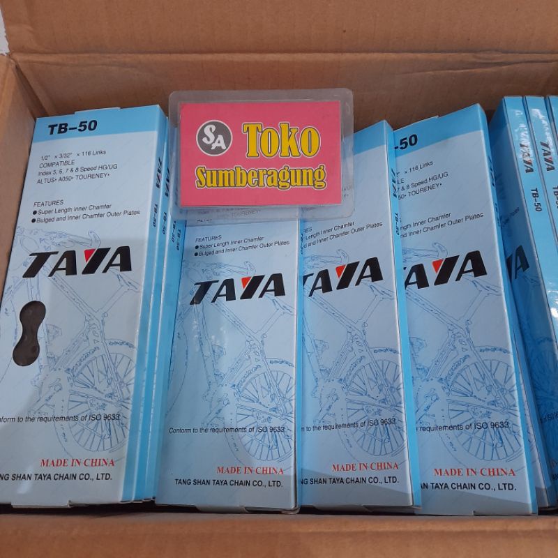 Rantai TAYA 8 Speed Rantai mtb 8 speed Rantai sepeda MTB Federal Lipat Citybike CTB Siera