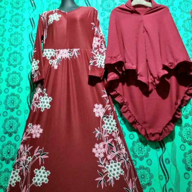 Syar'i motif bunga modern