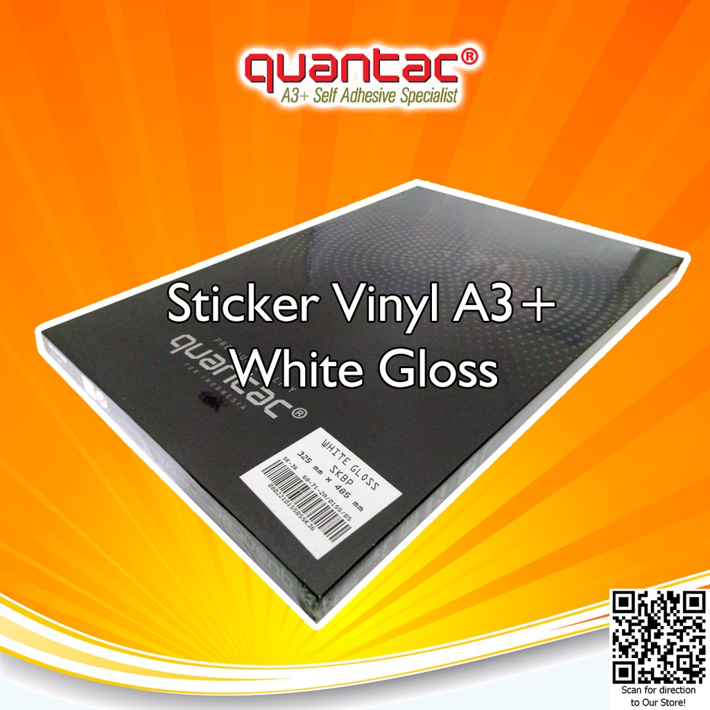 Paket campur Murah Sticker Vinyl QUANTAC (Bisa campur Glossy,Matte,dan Transparan) 10 pack