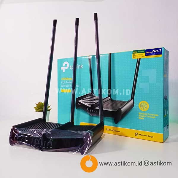 TP-LINK TL-WR941HP 450Mbps Wireless N High Power Router By Astikom