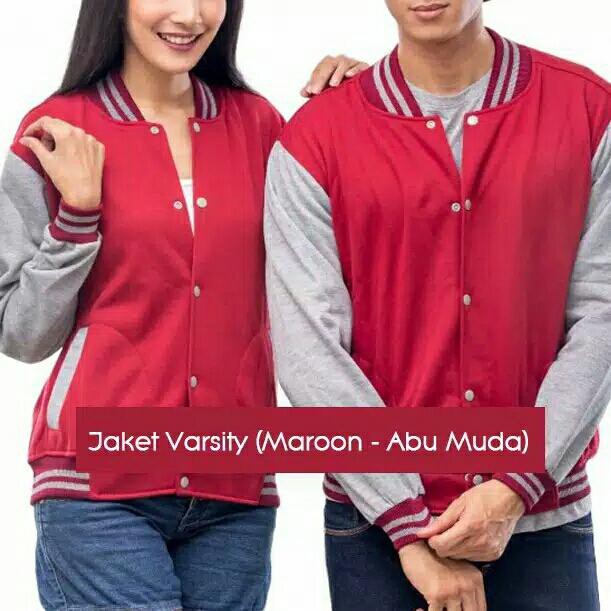 Jaket Baseball Jaket Varsity Baseball Polos Ready Banyak Warna Jaket Baseball Polos UNISEX